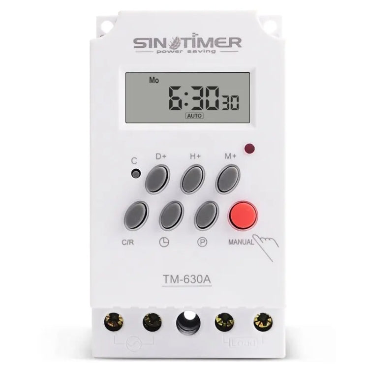 SINOTIMER TM630A-4 Relè temporizzato digitale settimanale programmabile da 12 V CC su guida DIN SINOTIMER TM630A-4 Relè temporizzato digitale settimanale programmabile da 12 V CC su guida DIN